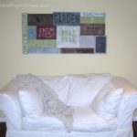 sign collage wall art