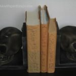 skull bookends