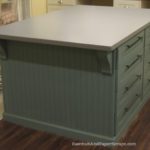 Painted MDF countertop