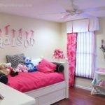 pink and zebra bedroom
