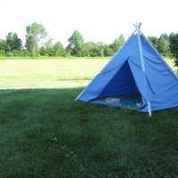fabric teepee