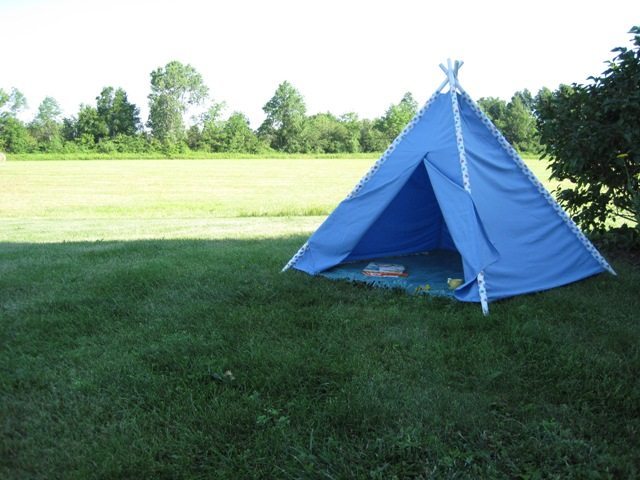 fabric teepee