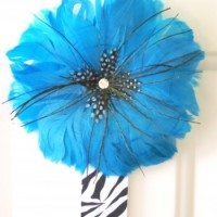 flower hair clip holder