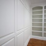 Raised panel wainscoting