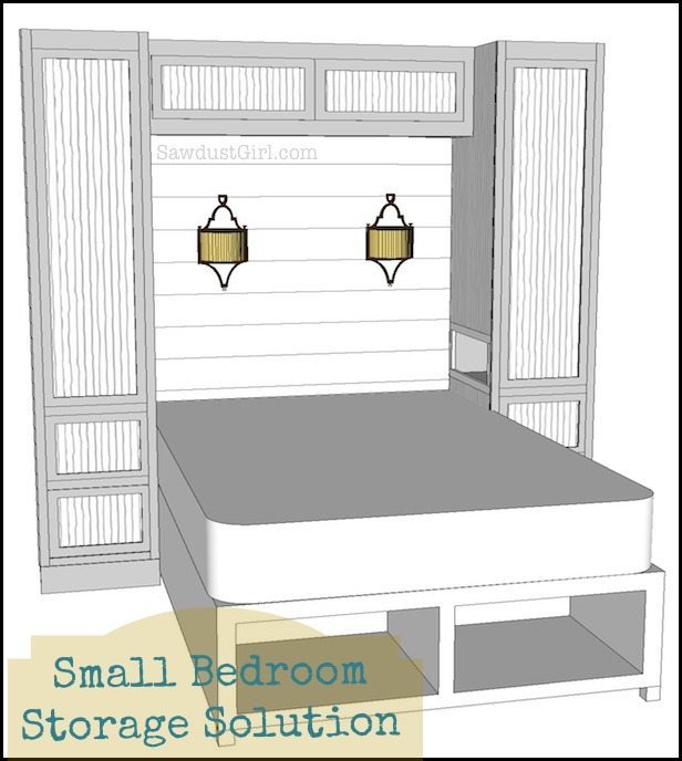 small bedroom with a small closet and needs as much additional storage ...