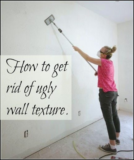 How to get rid of ugly wall texture