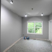 recessed lights in office