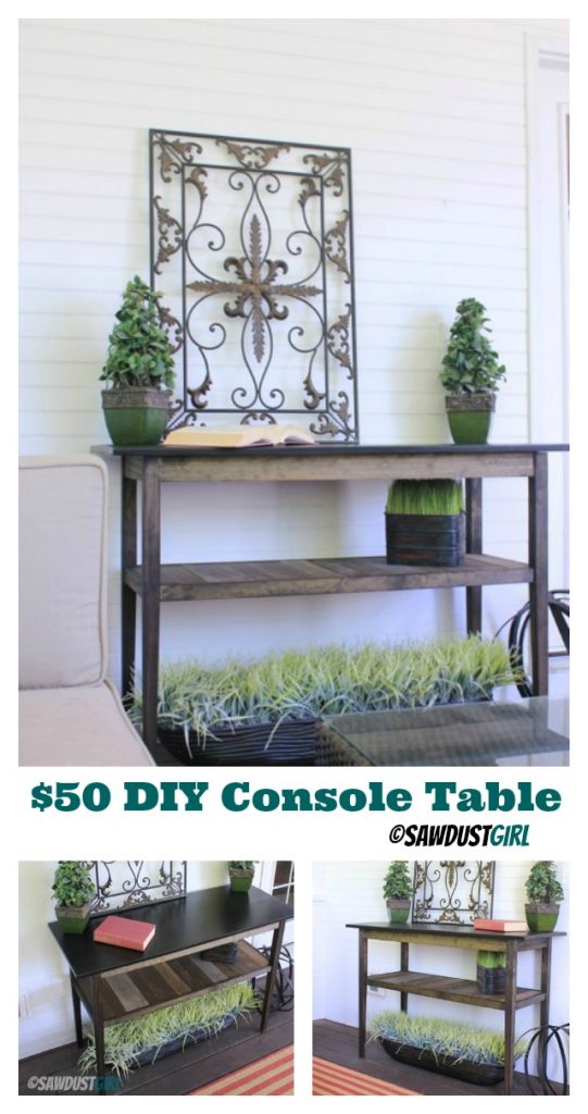 $50 DIY Console Table