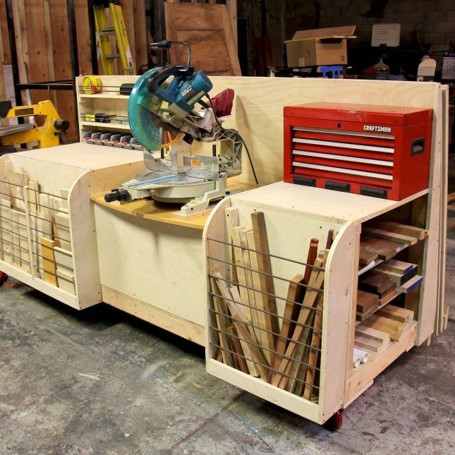 New - Build A Portable Miter Saw Stand Free Woodworking Plans  bunda 