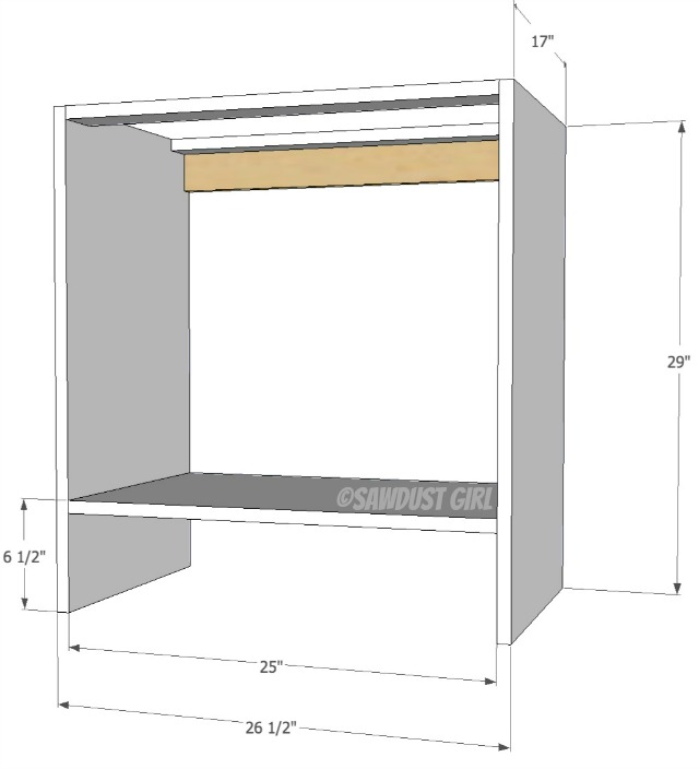 Bookcase With Cabinet Base Plans