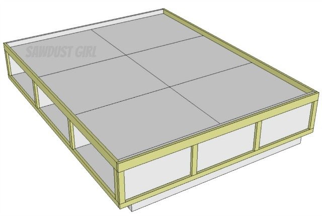 PDF DIY Queen Size Storage Bed Frame Plans Download ...