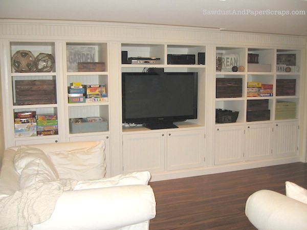 built in entertainment center