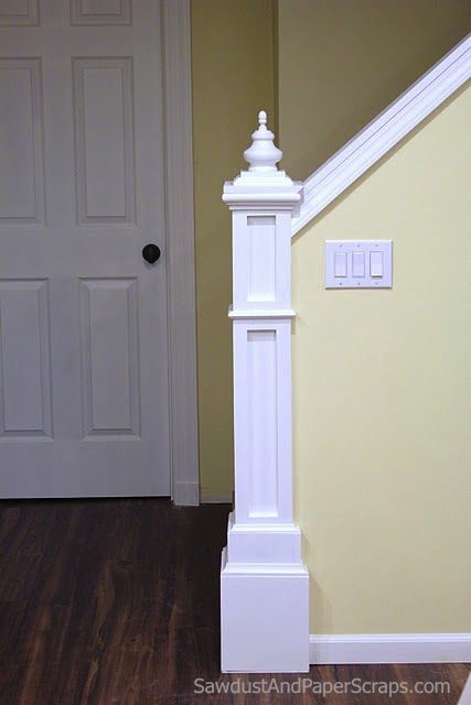 How To Build A Newel Post Sawdust Girl