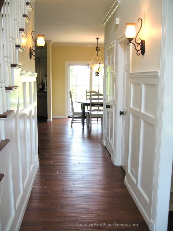 Entry wainscoting