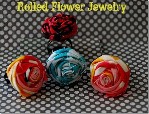 Rolled Flower Jewelry