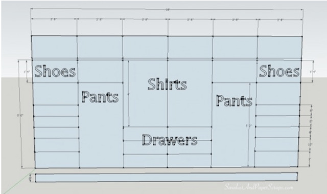 Designing a DIY built-in closet design