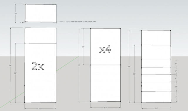 design layout for sawdust girl master closet