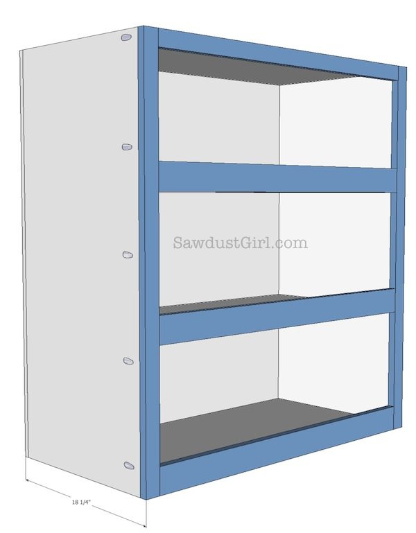 Add Vertical Storage Drawers to Existing Cabinets - Sawdust Girl®