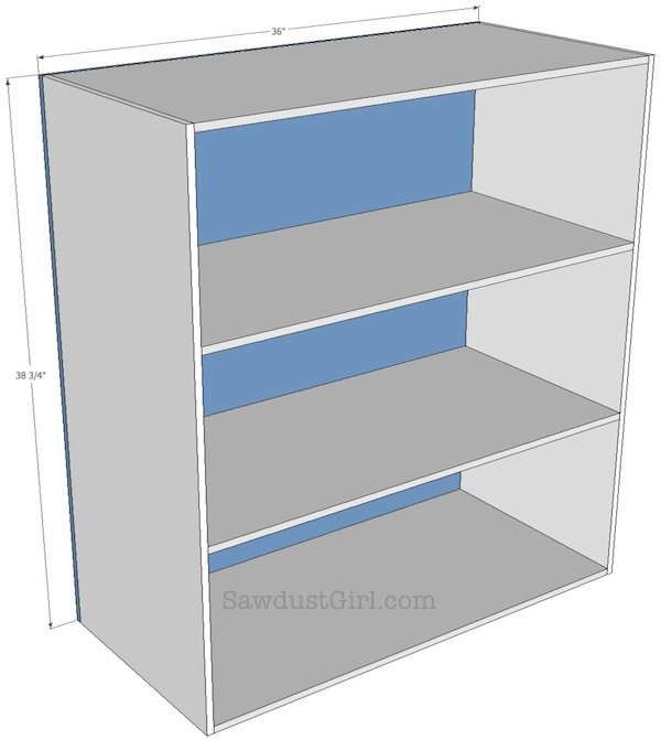 Building a Tilt-out Storage Cabinet - Day 9 - Sawdust Girl®