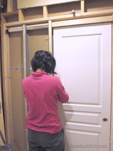 installing a pocket door