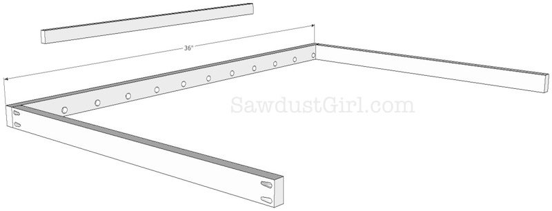 DIY pull-out sweater drying rack.