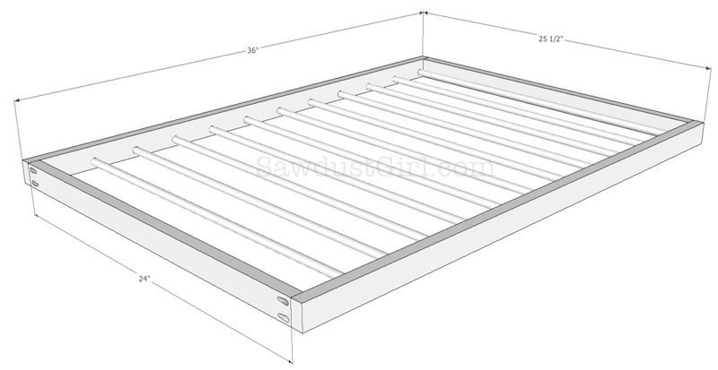 Pull-out drying racks