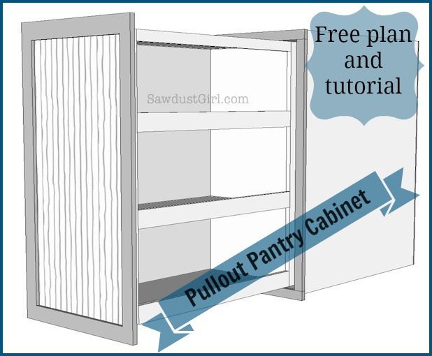 Build a Pull Out Pantry 