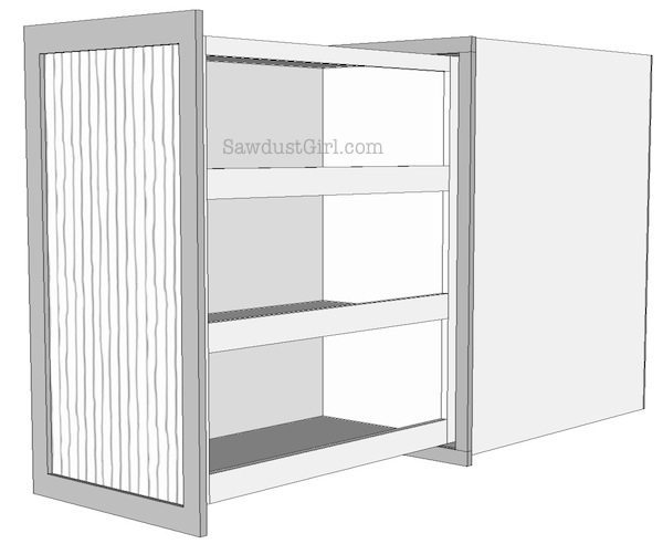 Building a Tilt-out Storage Cabinet - Day 9 - Sawdust Girl®