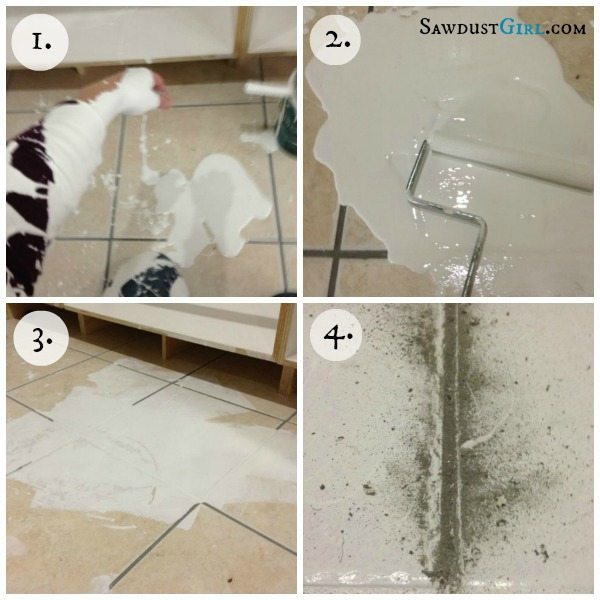 how to get paint off of grout