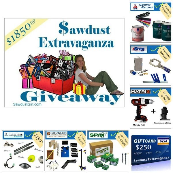 Sawdust Extravaganza Giveaway