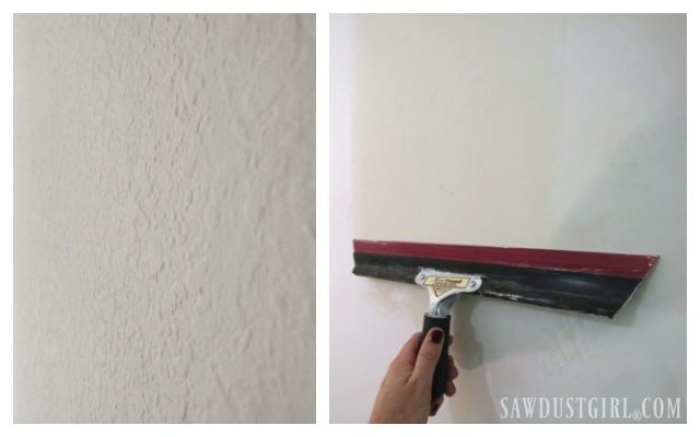 smooth wall finish