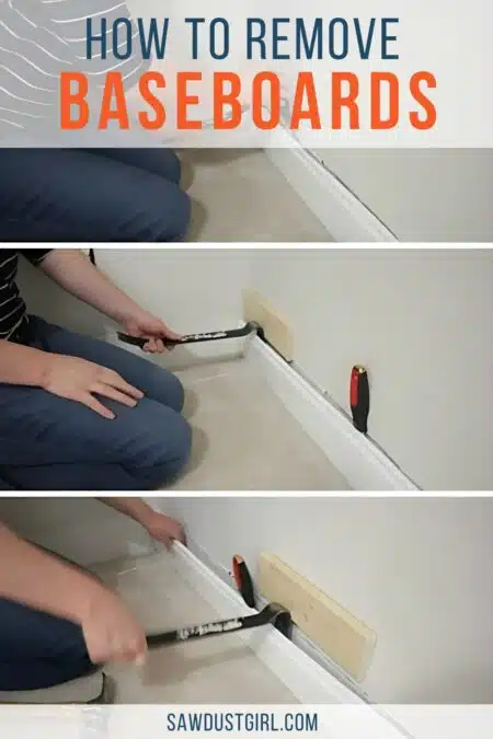 how to remove baseboard