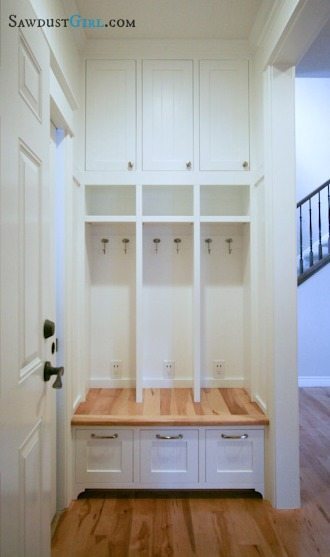 Built-in Mudroom Lockers