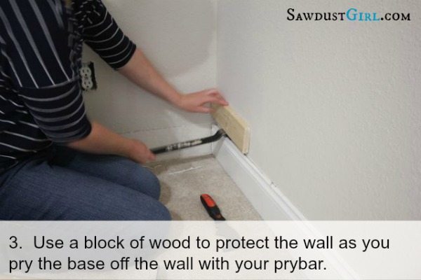 How to remove moulding without damaging wall or trim