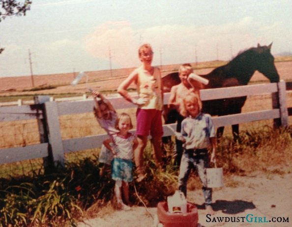 Growing up on the farm @SawdustGirl.com