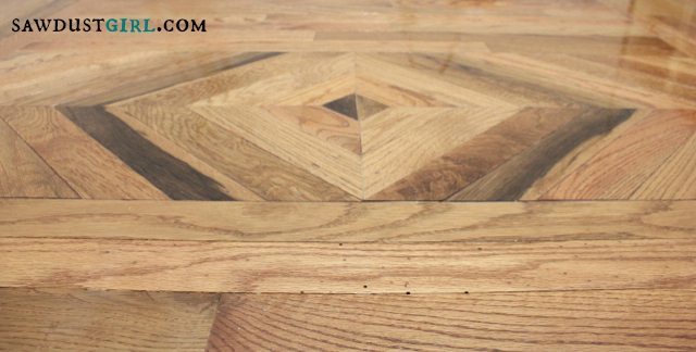patterned wood floors - SawdustGirl.com