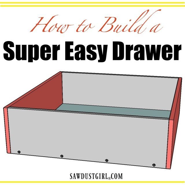 How To Build A Cabinet Drawer The, How To Make Cabinet Drawers With Slides