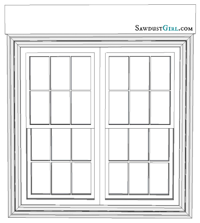 Adding a window pediment