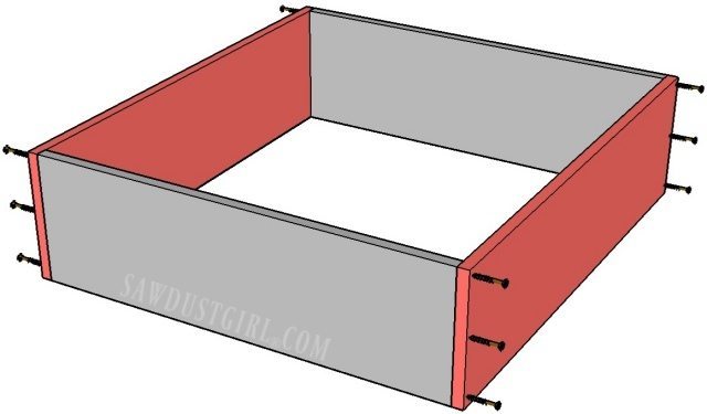 Easy cabinet drawer construction