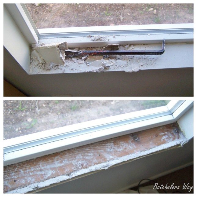 installing a window sill