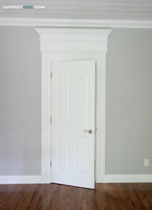 Door And Window Trim Molding With A Decorative Header Sawdust Girl