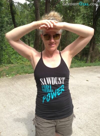 Sawdust Girl Power Tank, A Winner And A Deal - Sawdust Girl®