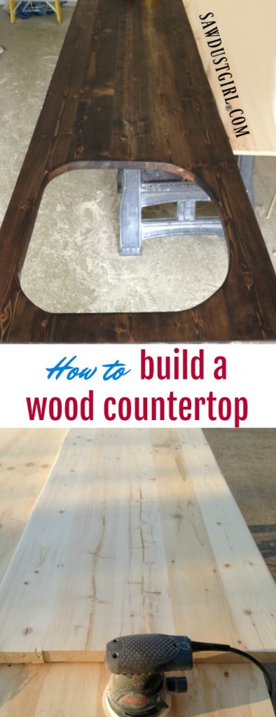 How to build a wood countertop