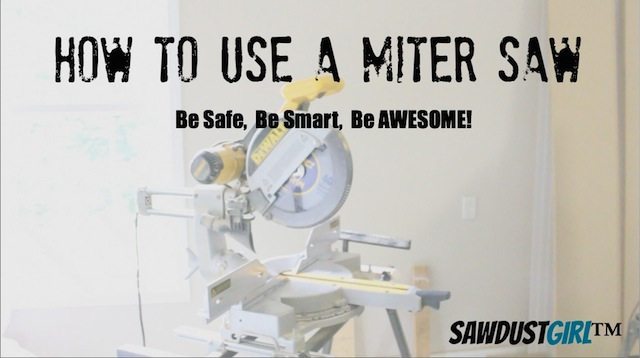 how to use a miter saw