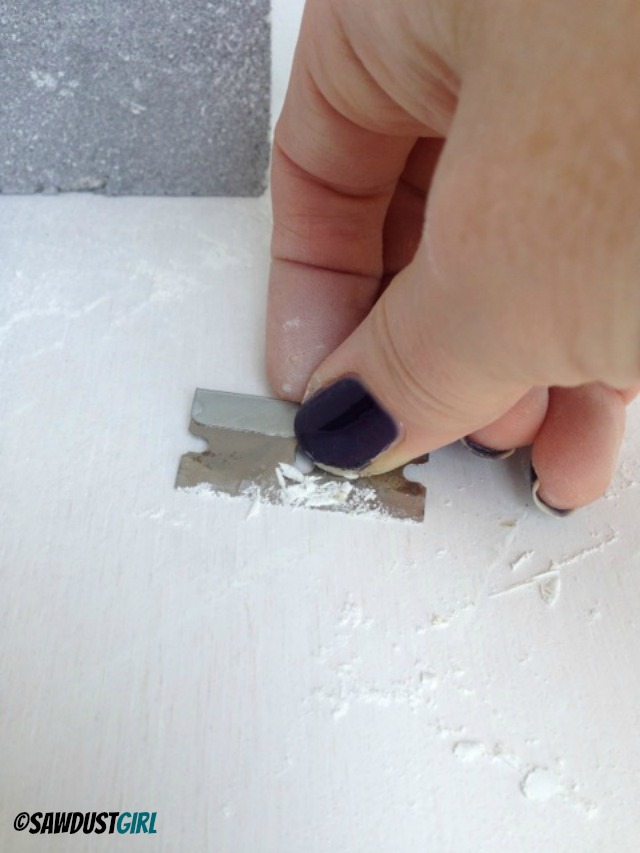 how to remove paint drips and lines