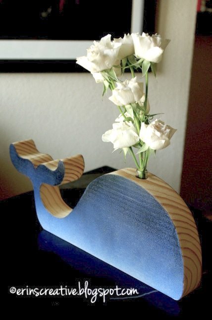 DIY: CREATE A PRETTY WOODEN VASE 