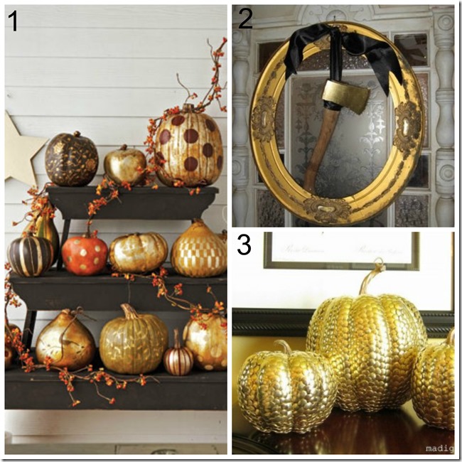 Decor trends for halloween_metallics.