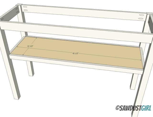 console table free plans and tutorial