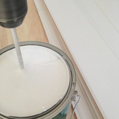 Use a Paint Mixer to thoroughly mix your paint