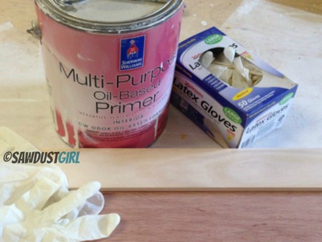 painting with oil based paint or primer